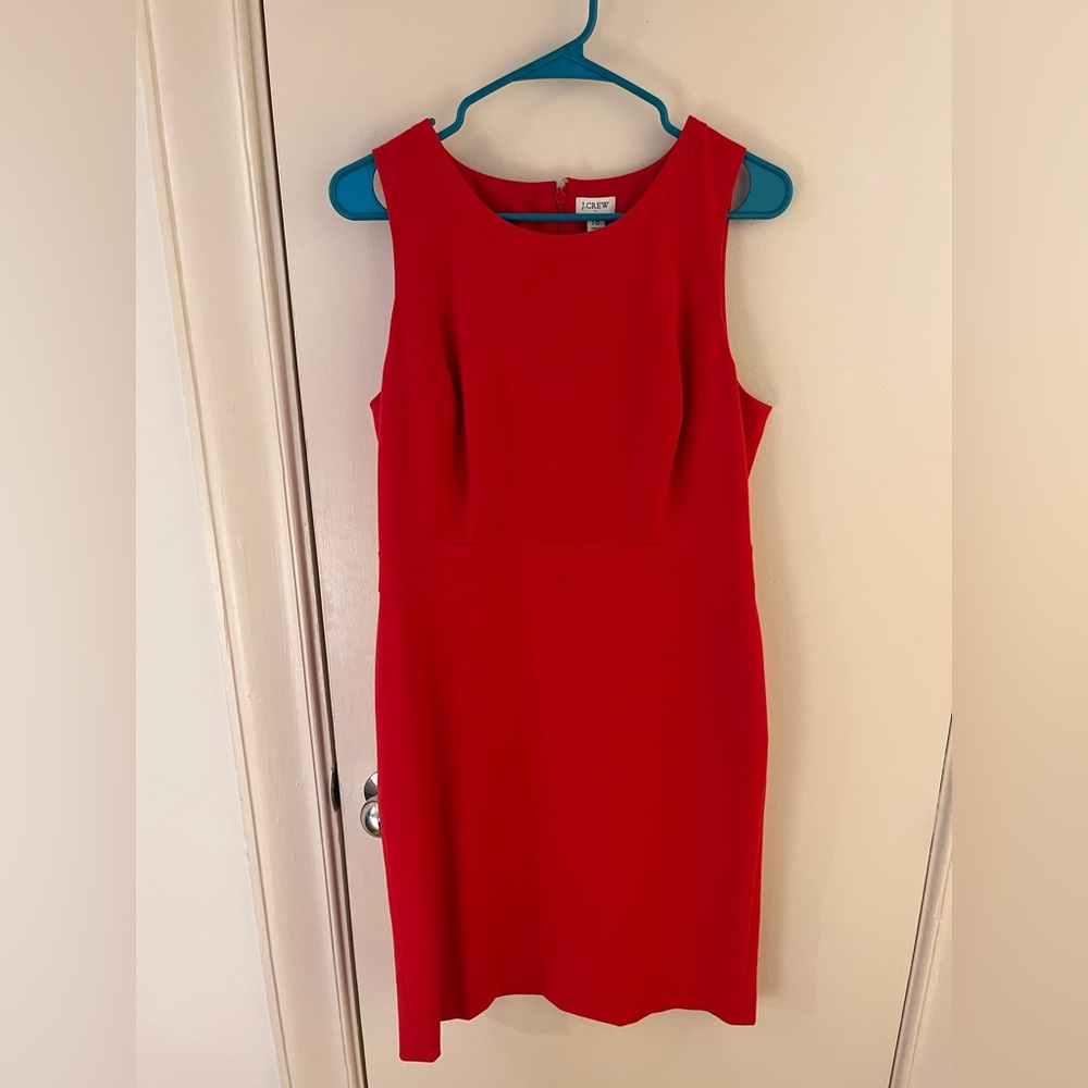 J. Crew red dress